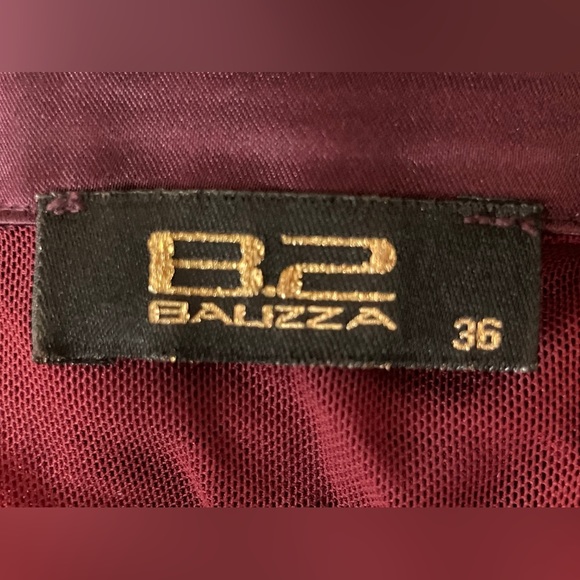 Gorgeous B2 BALIZZA Rhinestone Embellished Blouse -Full Zip - Sz 36 EU ≈ US S/XS - Picture 8 of 10